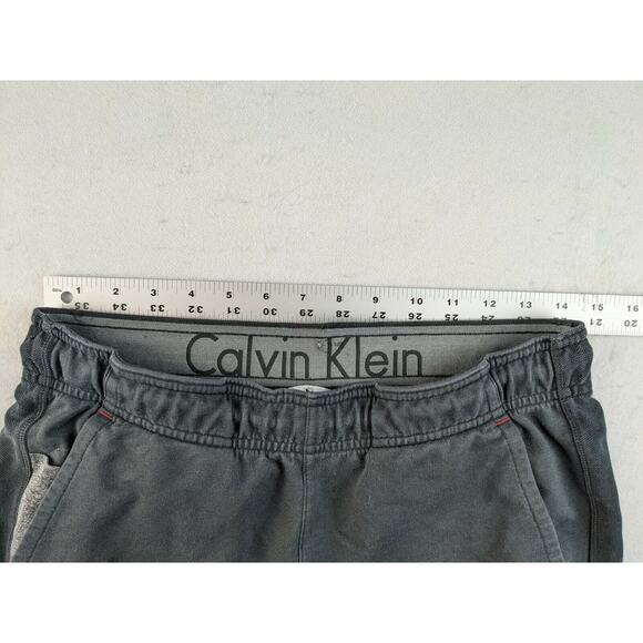 Calvin Klein Sweatpants Joggers Sweatpants Gray Size Small Spell Out - Picture 5 of 6